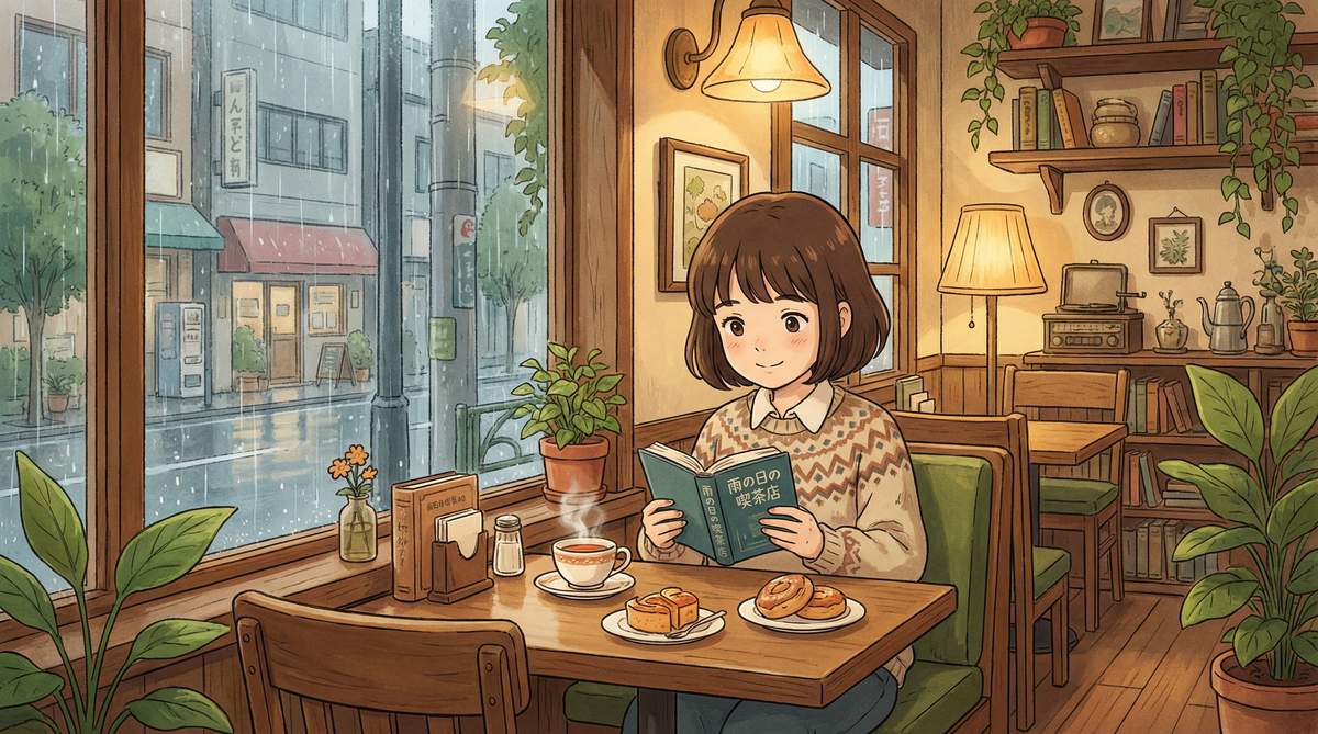 呦呦视频治愈动漫-雨天咖啡馆